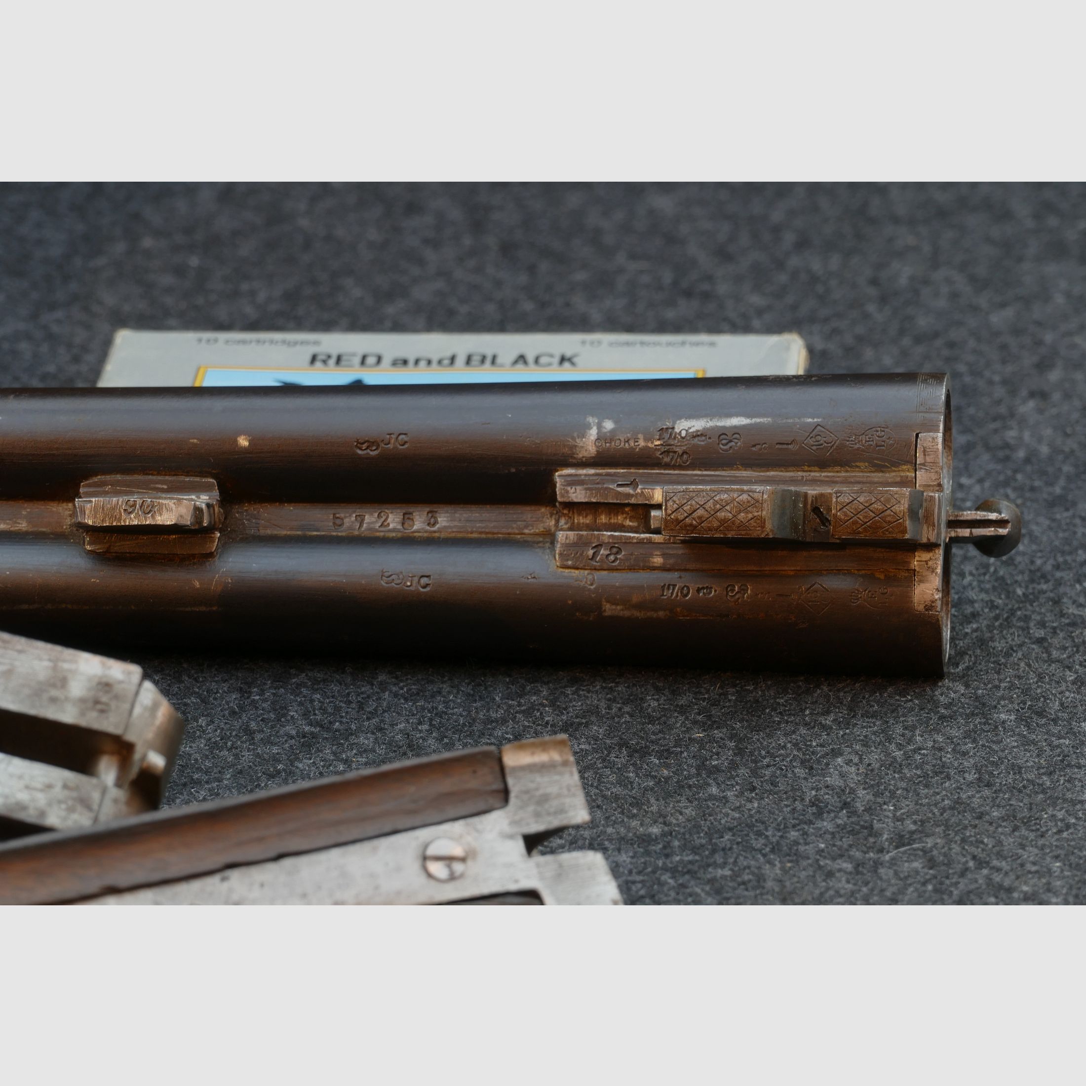 Fusil de chasse belge à double canon Clement Liège, calibre 16/65