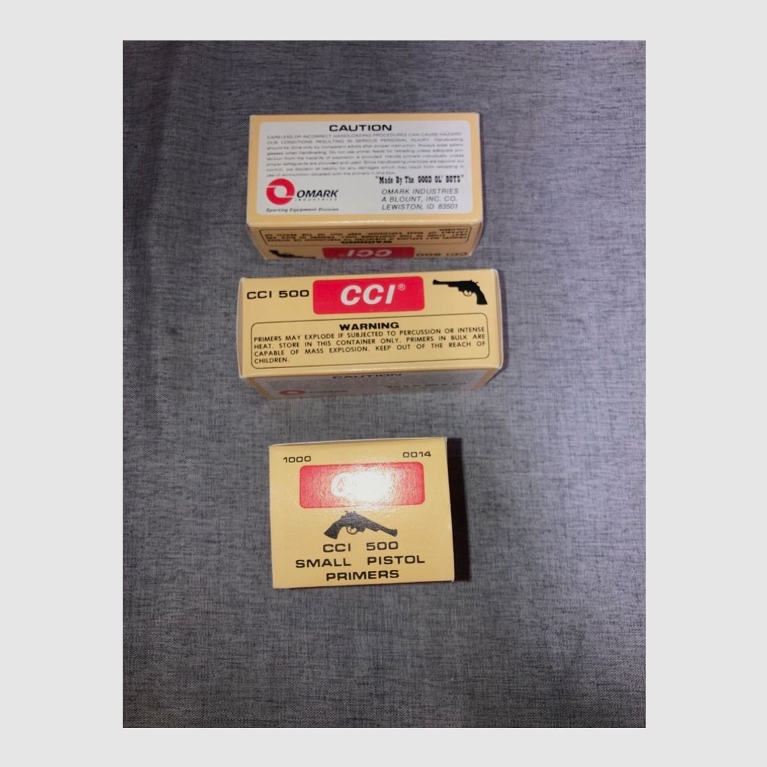 CCI 500 Zündhütchen Small Pistol 1500 Stück