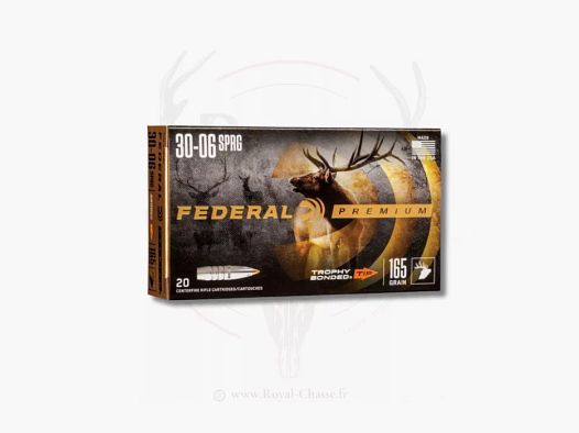 20 cartridges TROPHY BONDED TIP cal.270W 140 gr