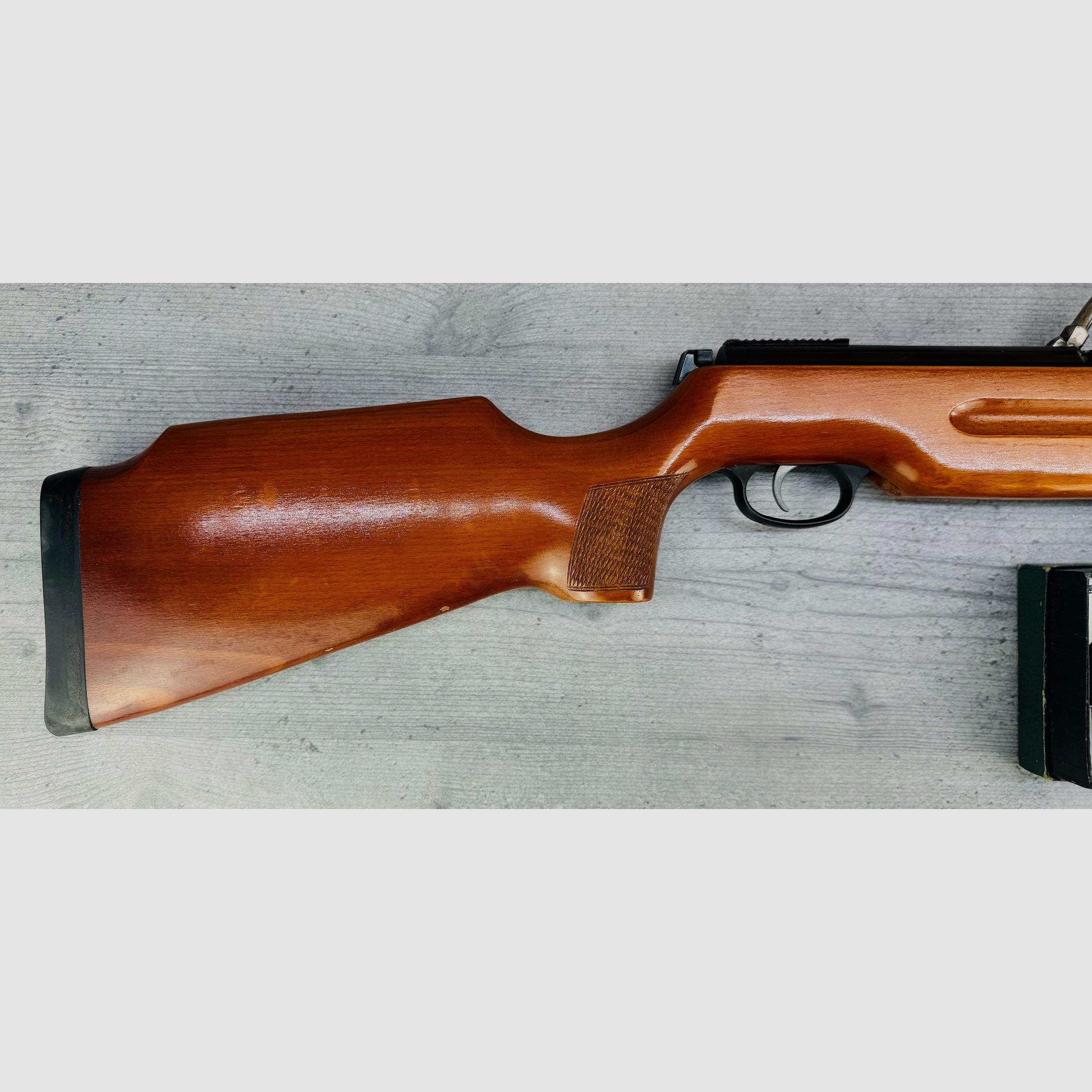 Haenel Mod. 311 Luftgewehr 4,5mm Diabolo mit Original Diopter (+Set) und Kimme, Tragetasche