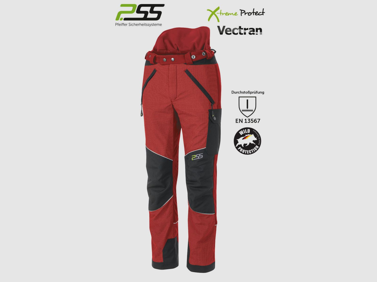 PSS X-treme Protect Sauenschutzhose rot