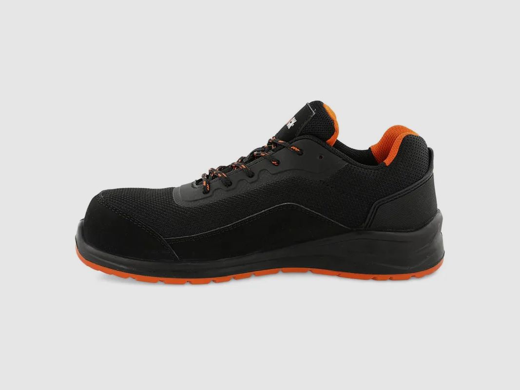 Chaussures de sécurité Leno - S1P SRC - Noir/Orange - Homme, image 6 sur 12