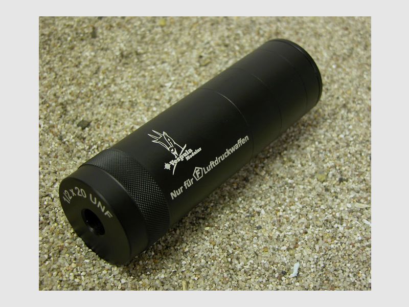 VESPULA EXTREME "F" Silenziatore per armi ad aria compressa, moderatore ad alte prestazioni a 5 camere fino a 5,5 mm