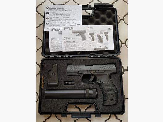 Walther PPQ M2 BLK Navy Kit PAK, Neu und unbeschossen. 