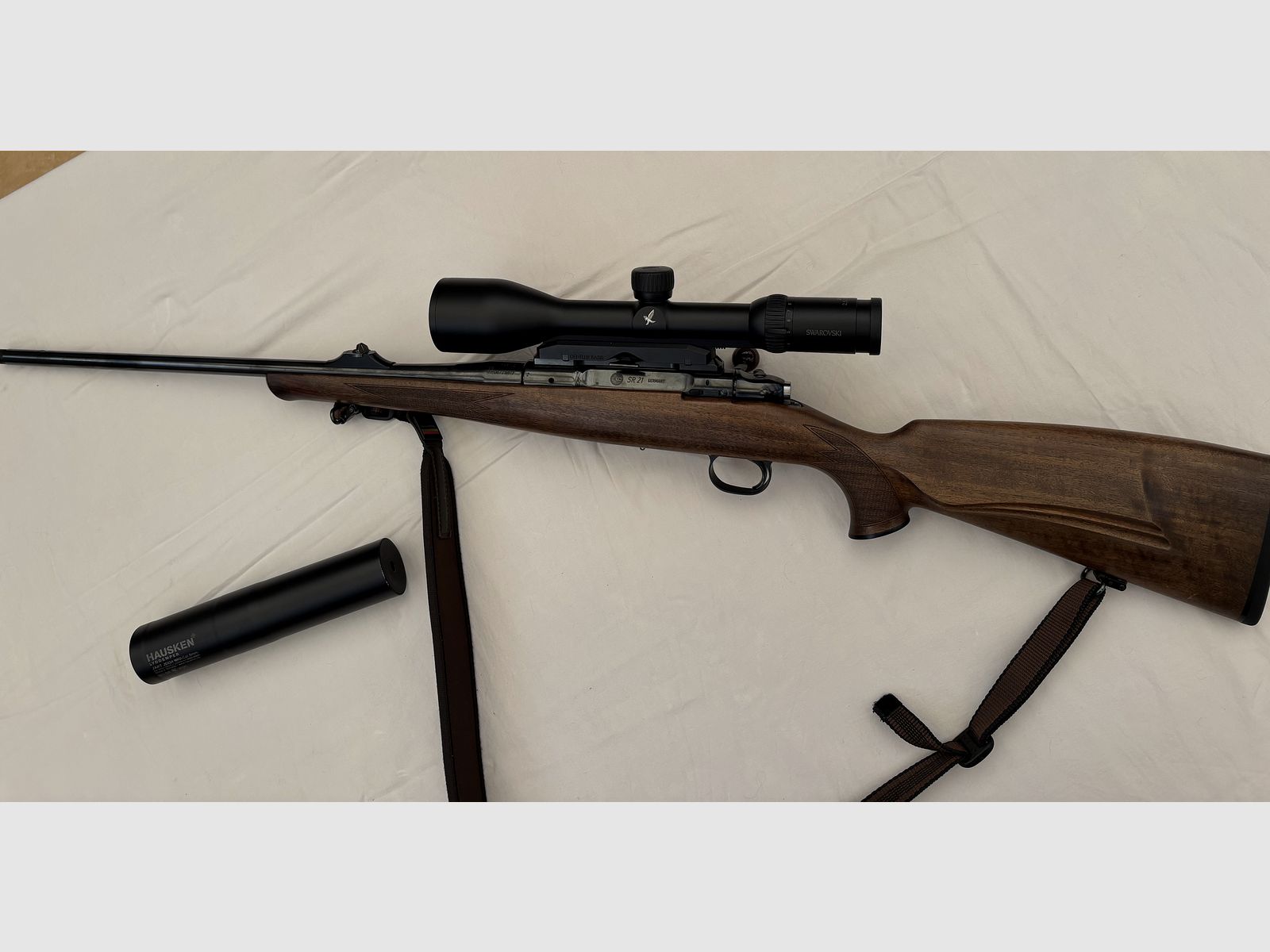 Repetiergeweer Heym SR 21 Allround 8x57IS complete set