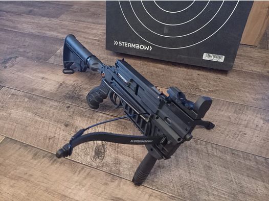 Steambow Stinger II Tactical  mit viel Zubehör 