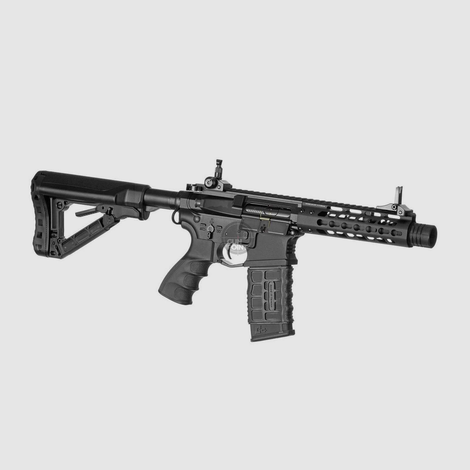 Softair - Gewehr - G&G GC16 E.T.U. Wild Hog 7 Inch S-AEG-Schwarz - ab 18, ber 0,5 Joule