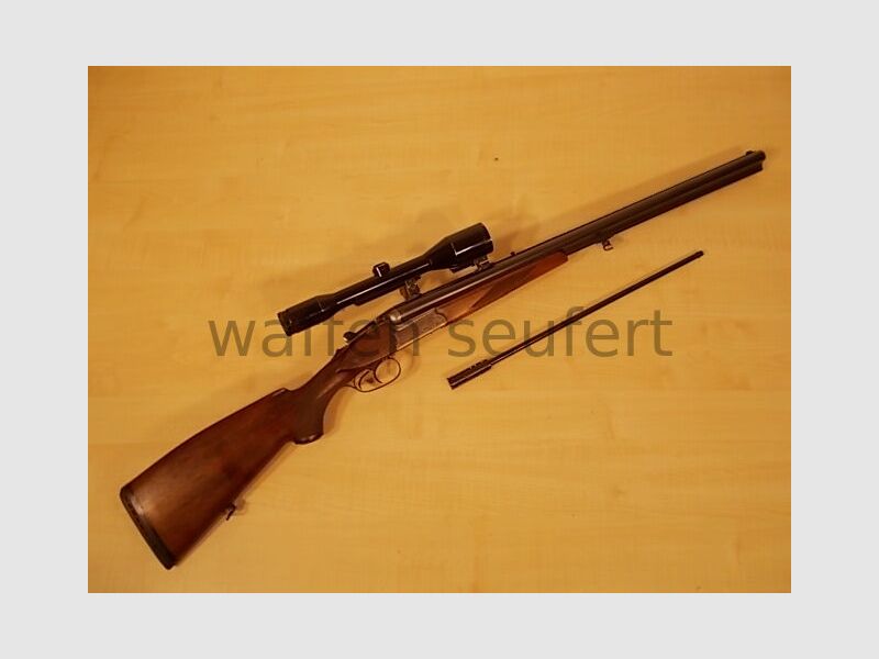 Fortuna Suhl Drilling Zeiss 6x42 SEM canna estraibile Krieghoff 22WM