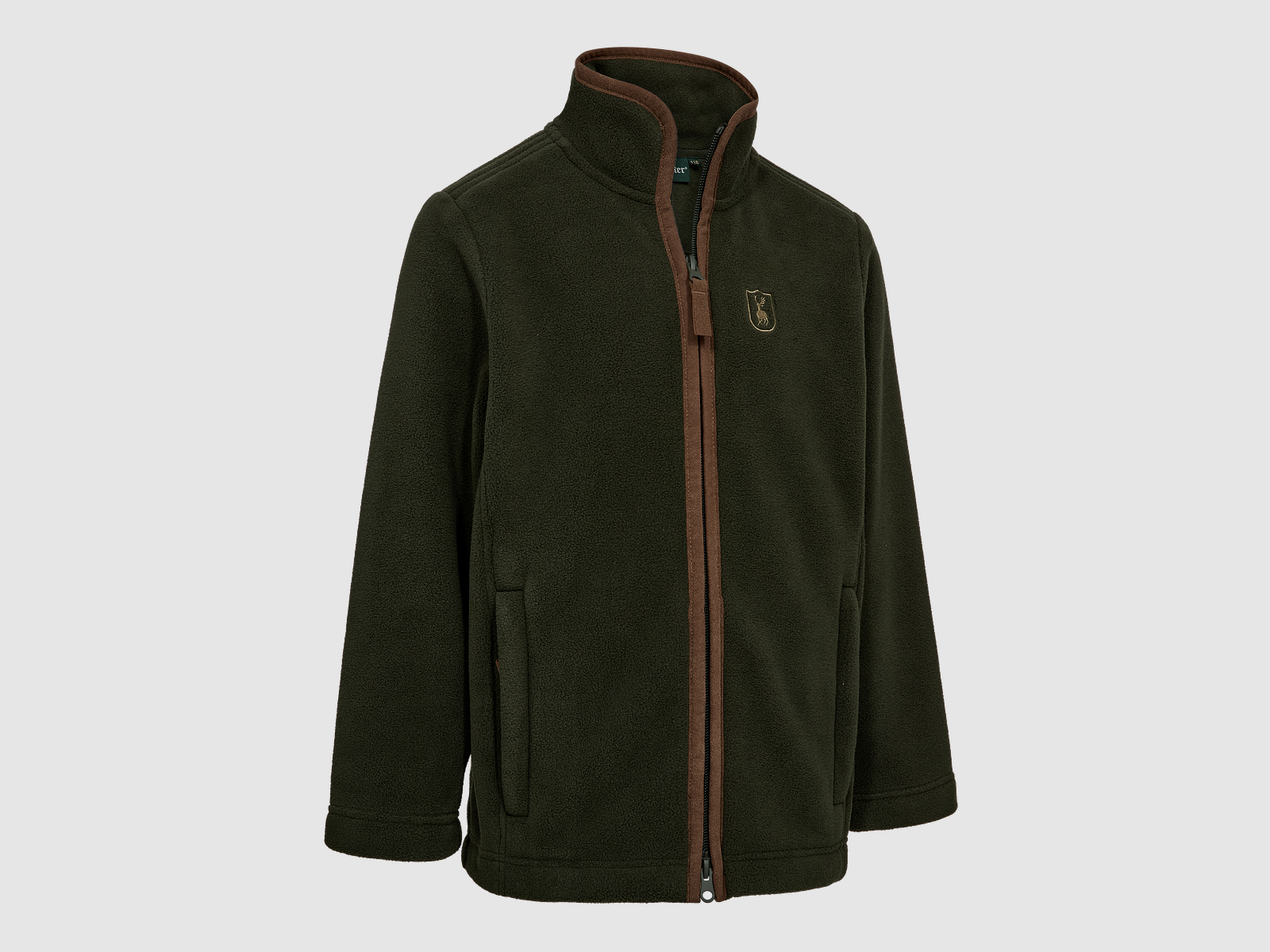 Youth Cumbria Fleece Jacket - Forest Ember - Children's Size: 116