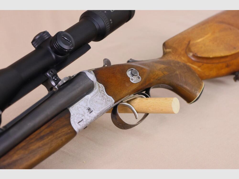 Krieghoff Trumpf Drilling // zmienne Kahles z LP // ręczne napięcie // przygotowanie kolby!