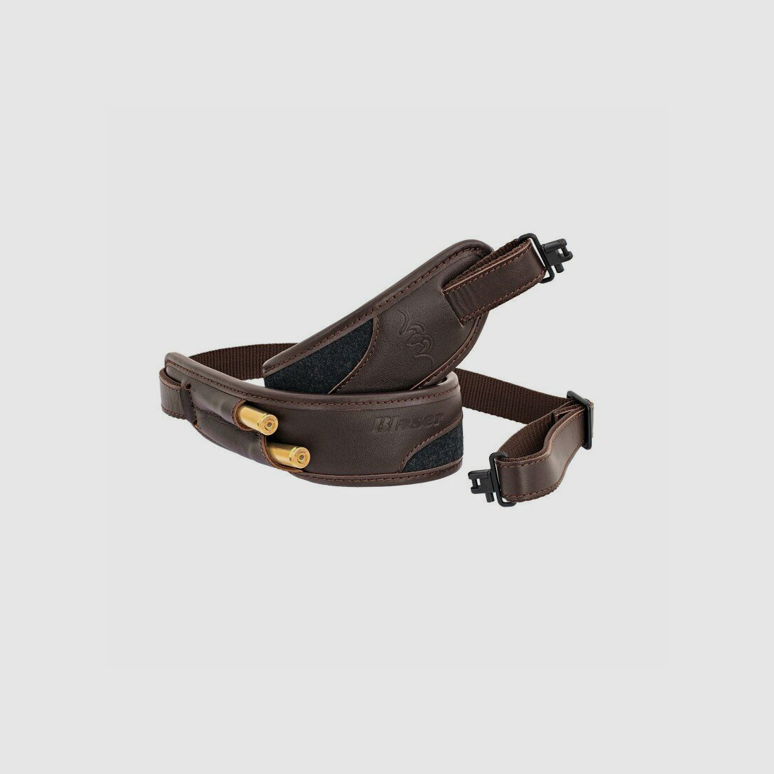 Bandoulière de fusil Blaser en Loden/Cuir