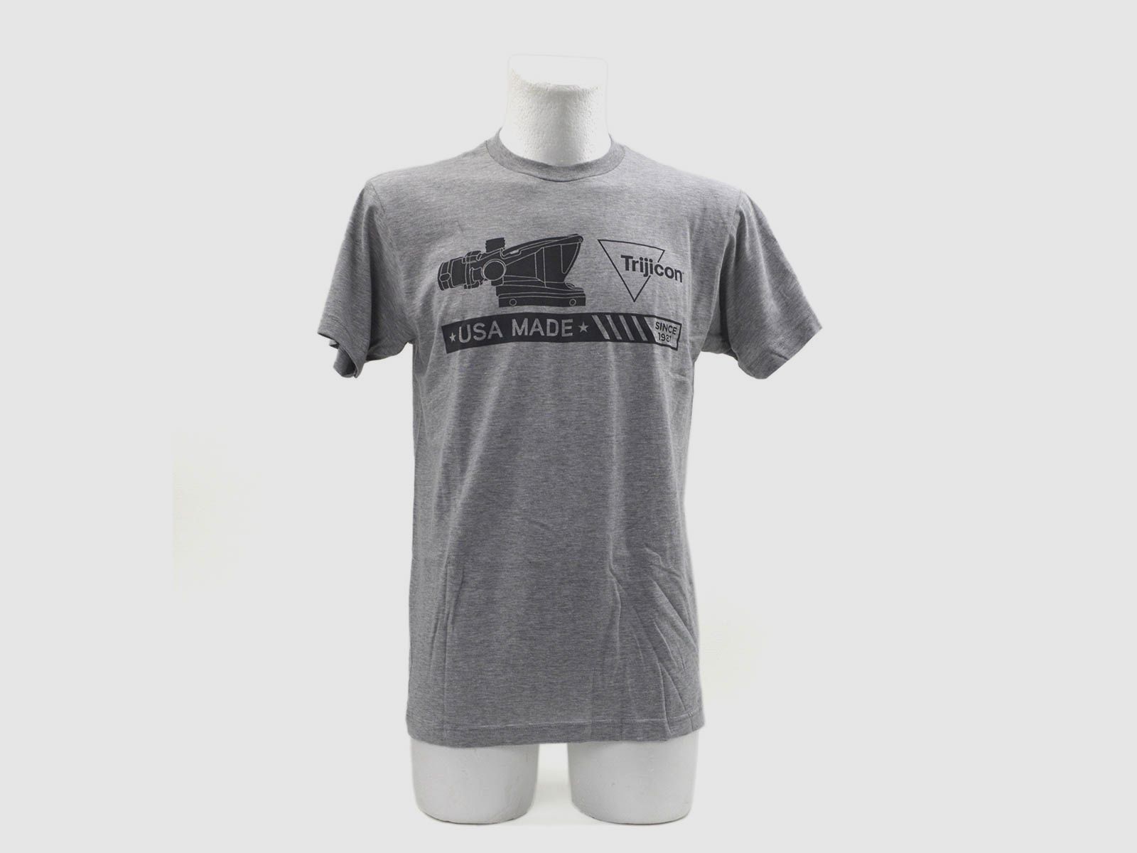T-Shirt ACOG with logo front medium gray