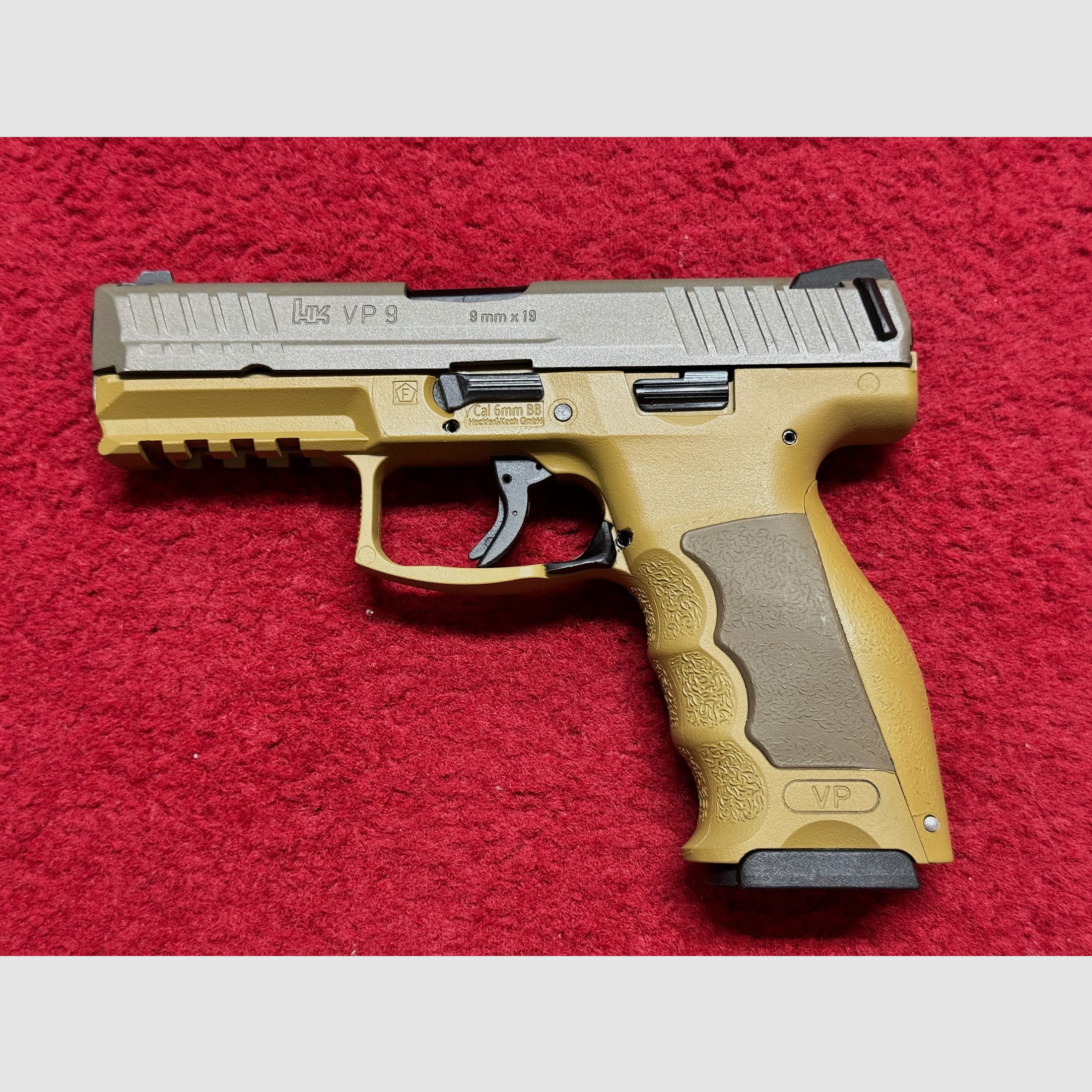 VFC H&K VP9 Airsoft GBB Pistole 6mm mit Koffer Defekt !!!!
