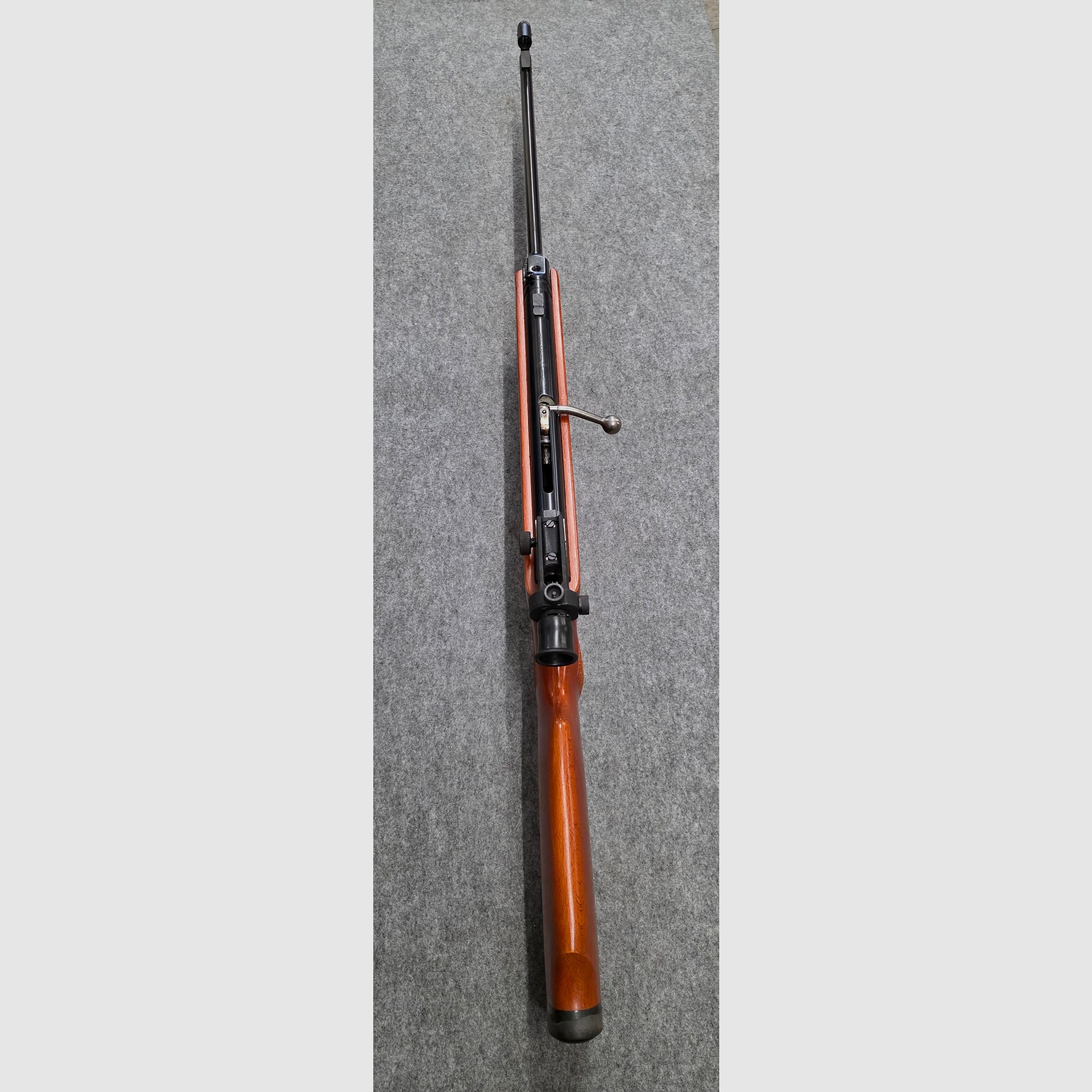 Q1 Skośny uchwyt tunelu koronkowego Haenel Mod. 3.112 z diopterem i precyzyjnym spustem przeładowującego kal. 4,5mm Diabolo 311 - 2, zdjęcie 6 z 10