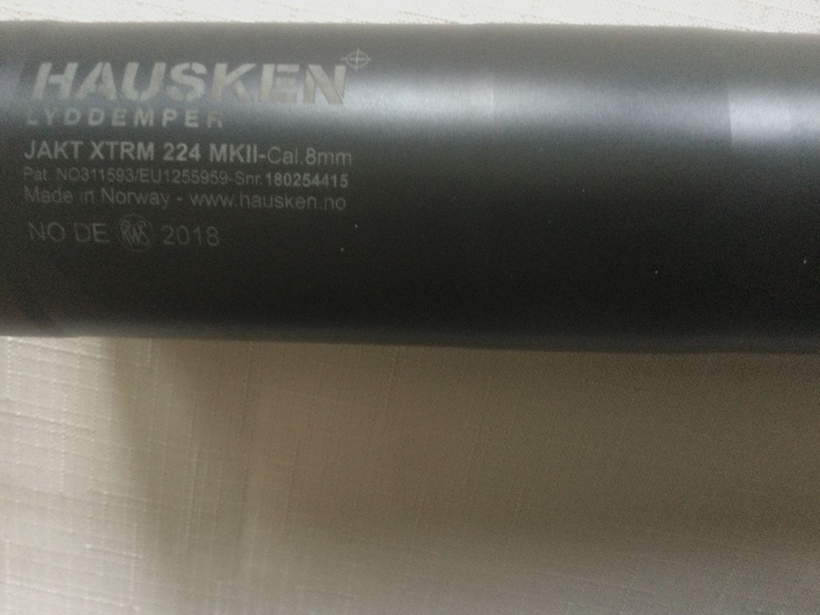 Schalldämpfer Hausken JD 224 MK II 6XTREM cal.8mm