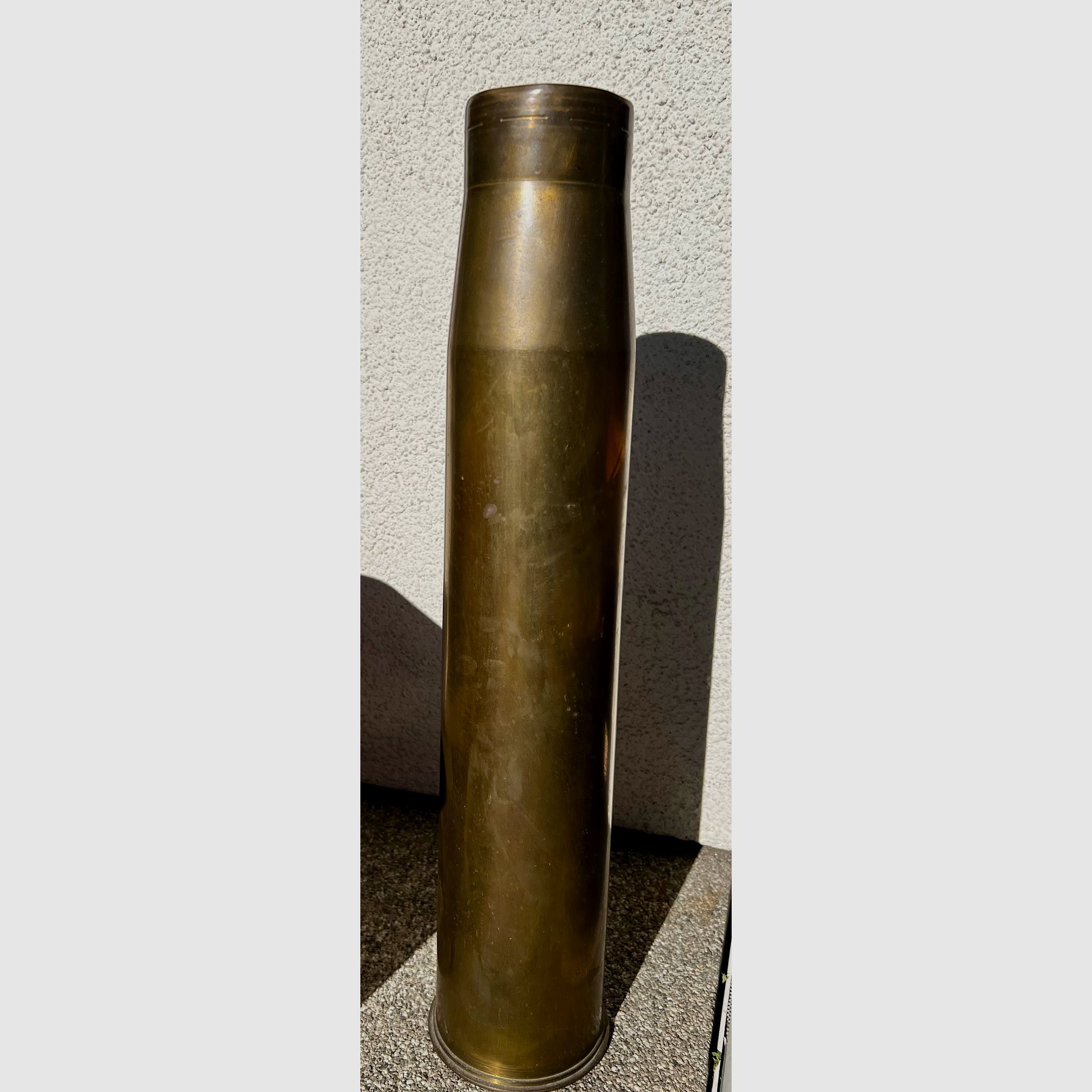 Rare, douille de cartouche originale rare de la Bundeswehr, calibre 90 mm, en laiton, pour décoration ou comme vase ‼️, image 17 sur 17