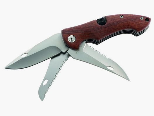 Cuchillo de bolsillo Herbertz con 3 hojas de sierra