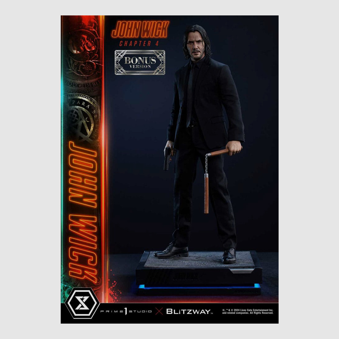 John Wick Chapter 4 Ultimate Premium Masterline Series Statue 1/4 John Wick Deluxe Bonus Version 54 cm | 43383