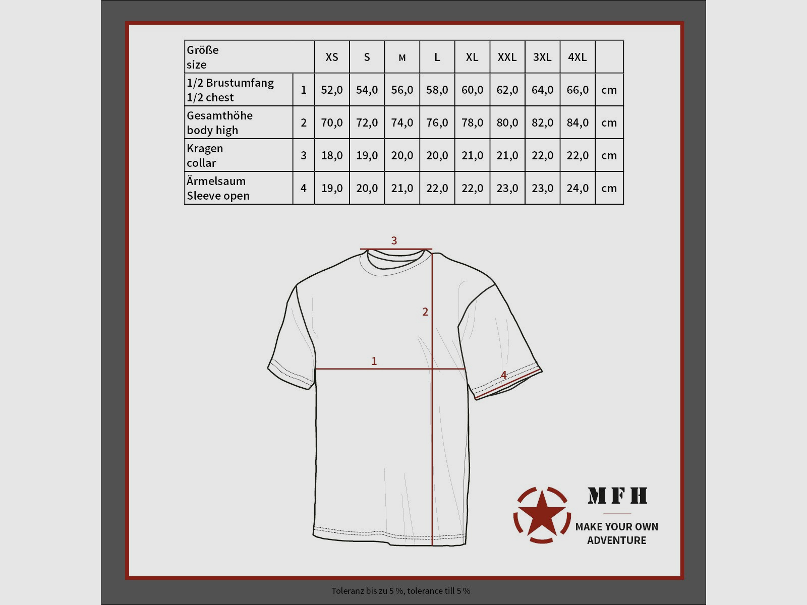 MFH US T-Shirt, halbarm Coyote Tan S