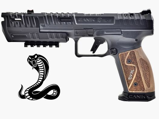 Canik Arms Canik Rival-S ''Black COBRA'' inkl.Holzgriff u. Kompensator