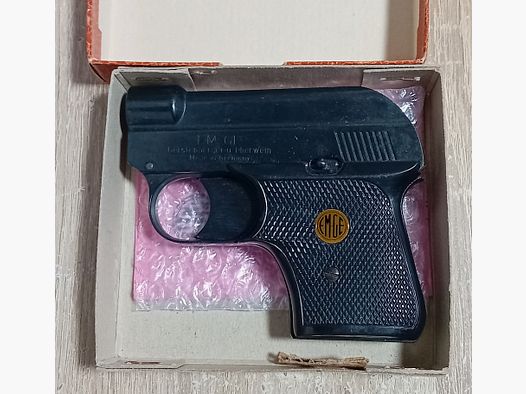 Seltene EM-GE Mod. 62 im Kal. 6 mm Knall Flobert mit Verpackung!