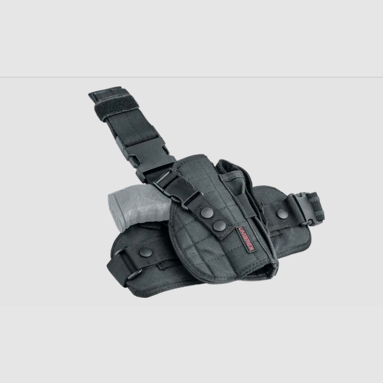 Umarex 3.1564 Beinholster Nylon Typ A, für große Pistolen, mit Magazintasche