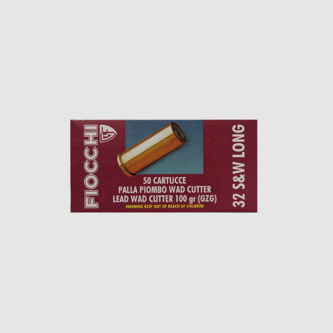 Fiocchi .32 S&W long 100gr WC 50 uds.