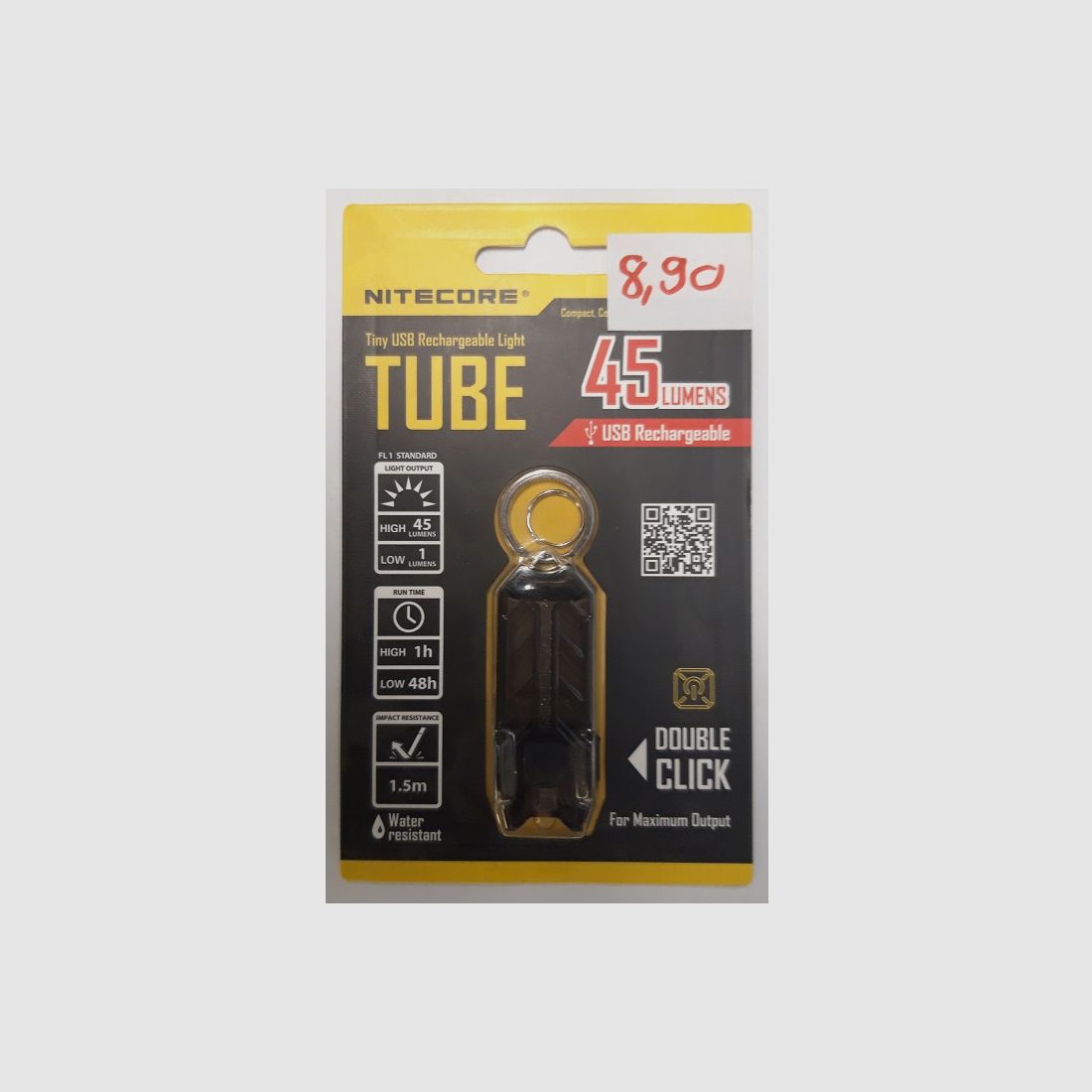 Böker Nitecore Tube Black 45 Lumen Flashlights