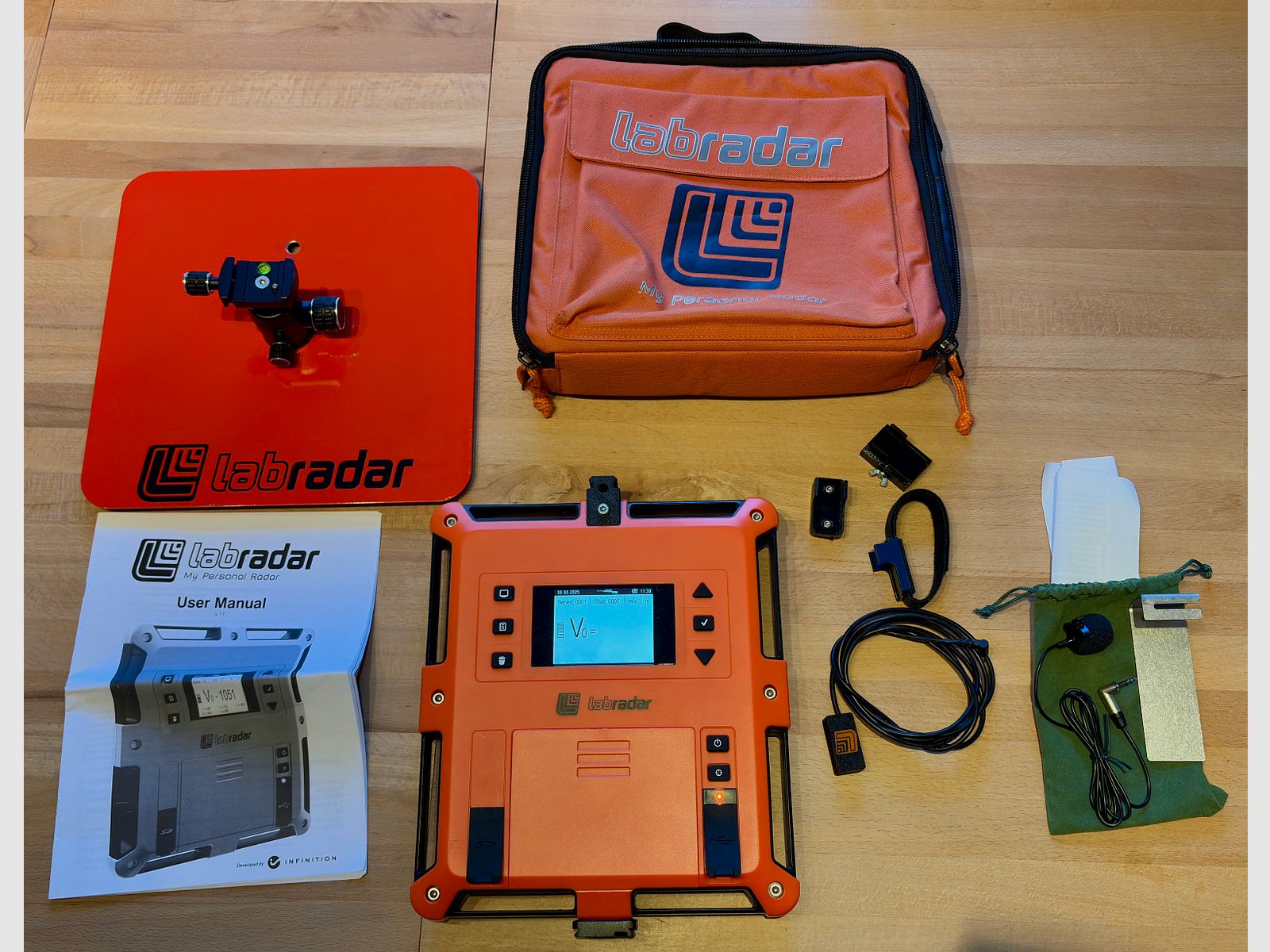 Misuratore di velocità Labradar con accessori