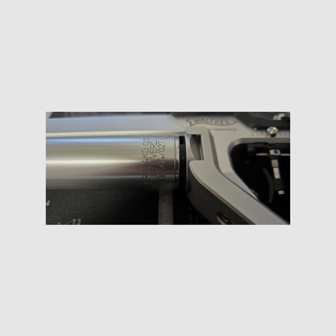 Luftpistole LP 400 Auflage