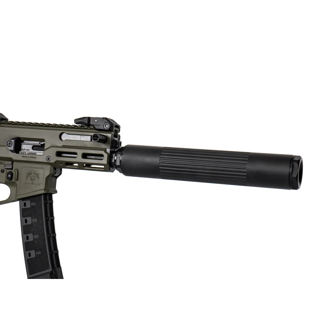 Huglu Mohac pistola mitragliatrice 4.8" – cal. 9x19 – OD Green, immagine 3 di 8