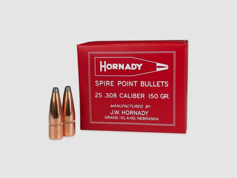 Hornady Geschosse Spire Point .308 / 150gr.