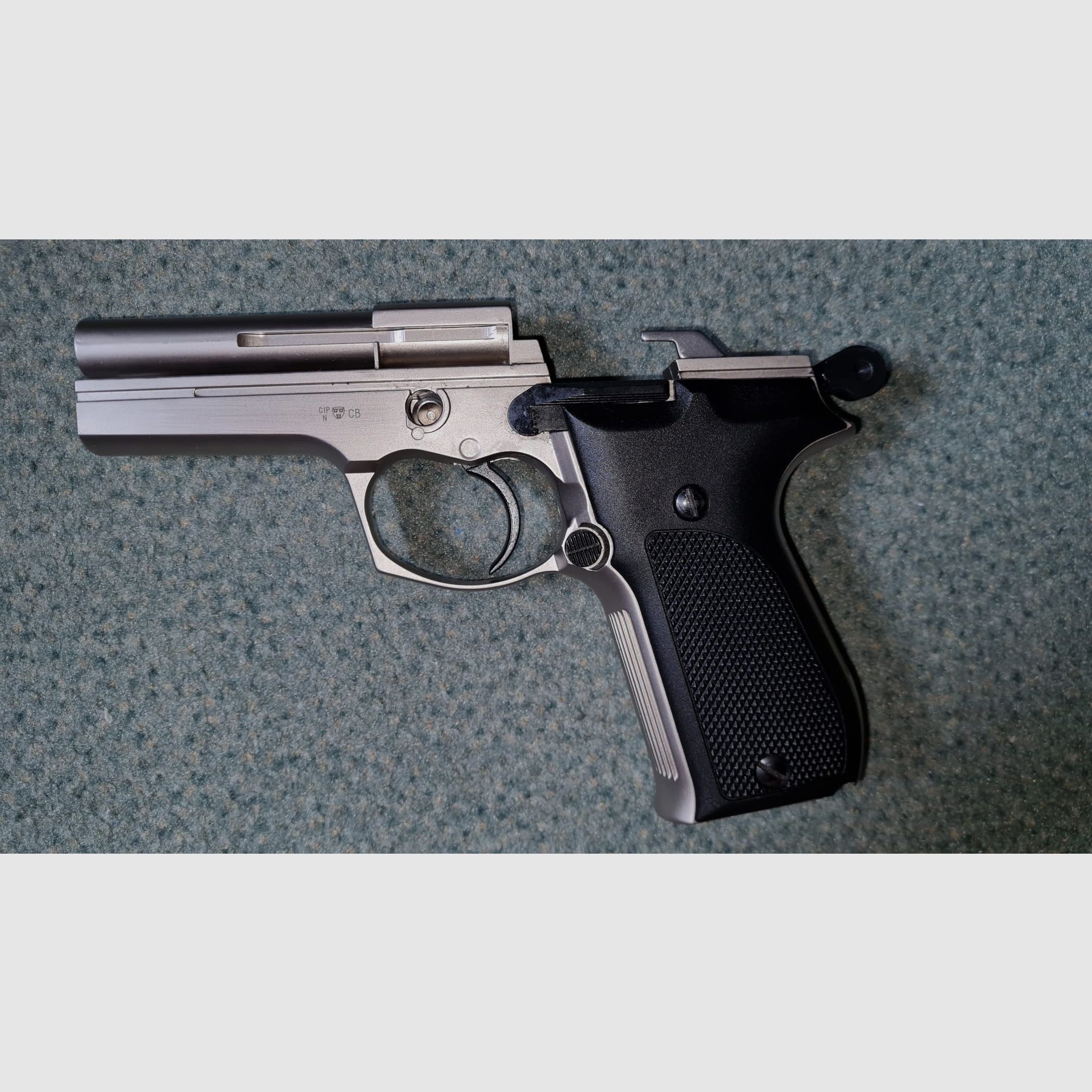 Walther P88 Schreckschuss Pistole 9mm P.A.K. bicolor/vernickelt