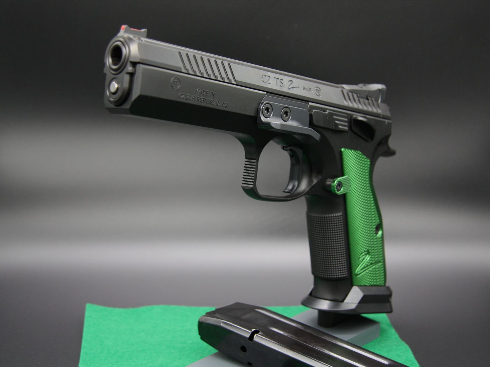 CZ TS 2 Racing Green 9 mm Luger