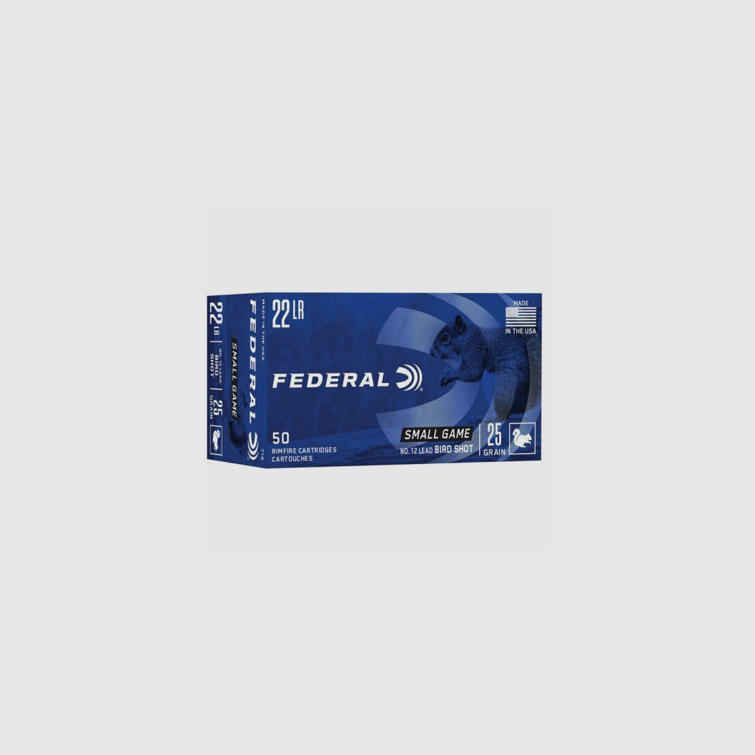 Federal Munizioni .22lr 25gr No.12 Piombo Pallini per Uccelli (Fucile)