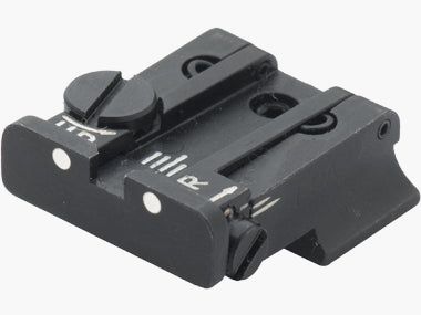 LPA TPU19WA30 verstellbare Mikrometer-Kimme für Walther P99, PPQ, PPQ M2, S&W SW99 – 2-Punkt