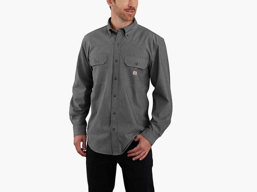 Carhartt Chambray Shirt Men Black Chambray XXL