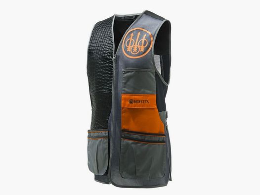 Beretta Schießweste Sporting EVO grau/schwarz/orange