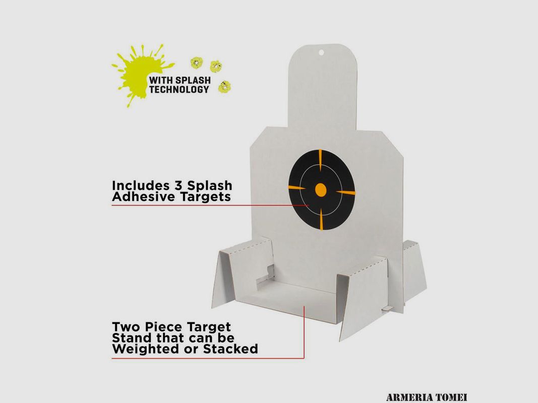 ALLEN – EZ AIM SPLASH ZIEL SILHOUETTE (15379), Bild 3 von 4
