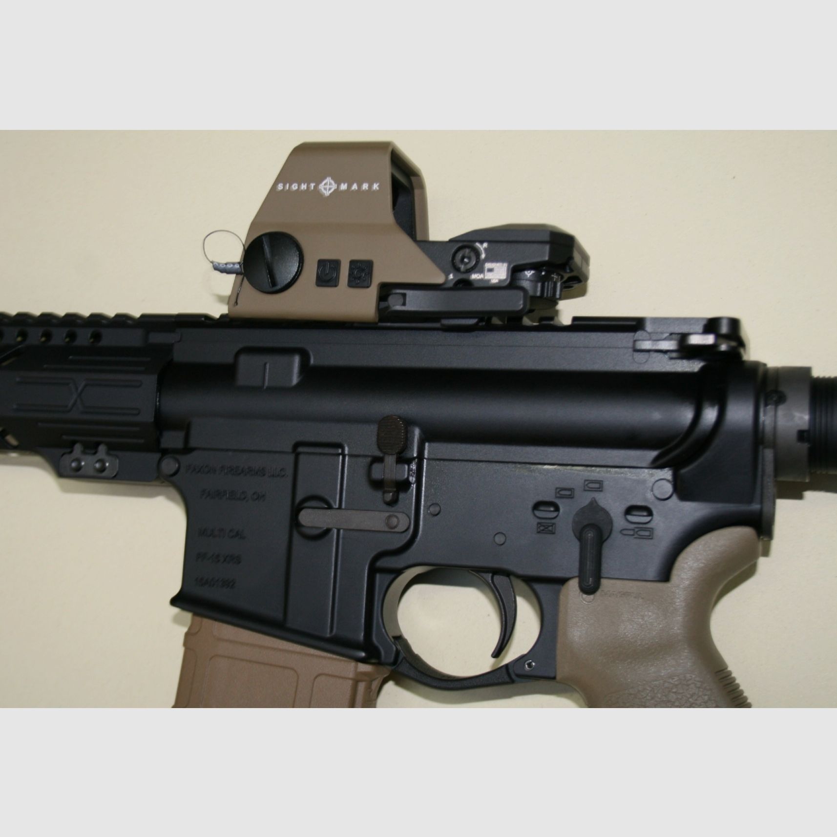 Pack Büchse FAXON FF-15 XRS Ascent Line « silent operator » dual-tone 10,5&Prime; – .223 Rem / 5.56 OTAN, Bild 4 von 7