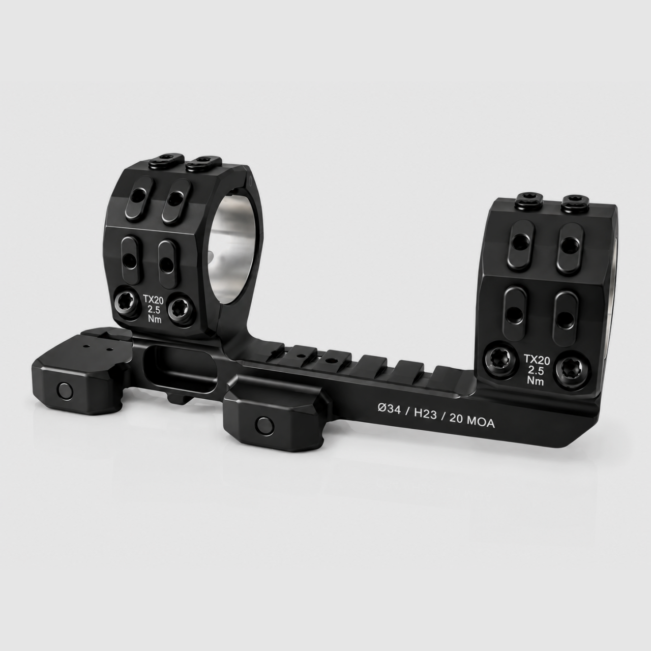 ERATAC T7 Ø34mm 20MOA verlängerte Blockmontage 23mm
