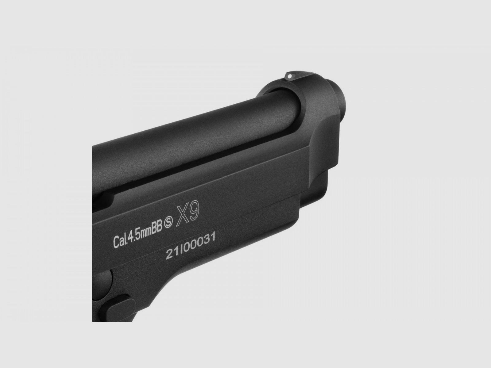 Replik Luftgewehr mit Stahlkugeln Pistole X9 Classic Blowback - CO2 - Kaliber 4,5mm, Bild 7 von 10