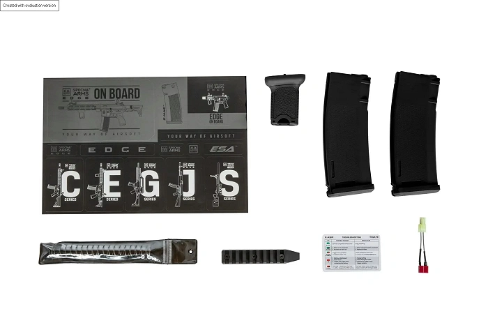 Carabina ASG Specna Arms SA-E07 EDGE – Light Ops Stock – negra, imagen 17 de 36