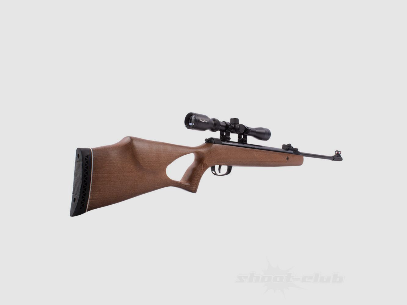 Diana two-fifty break barrel air rifle 4.5 mm diabolo + scope 3-9x32