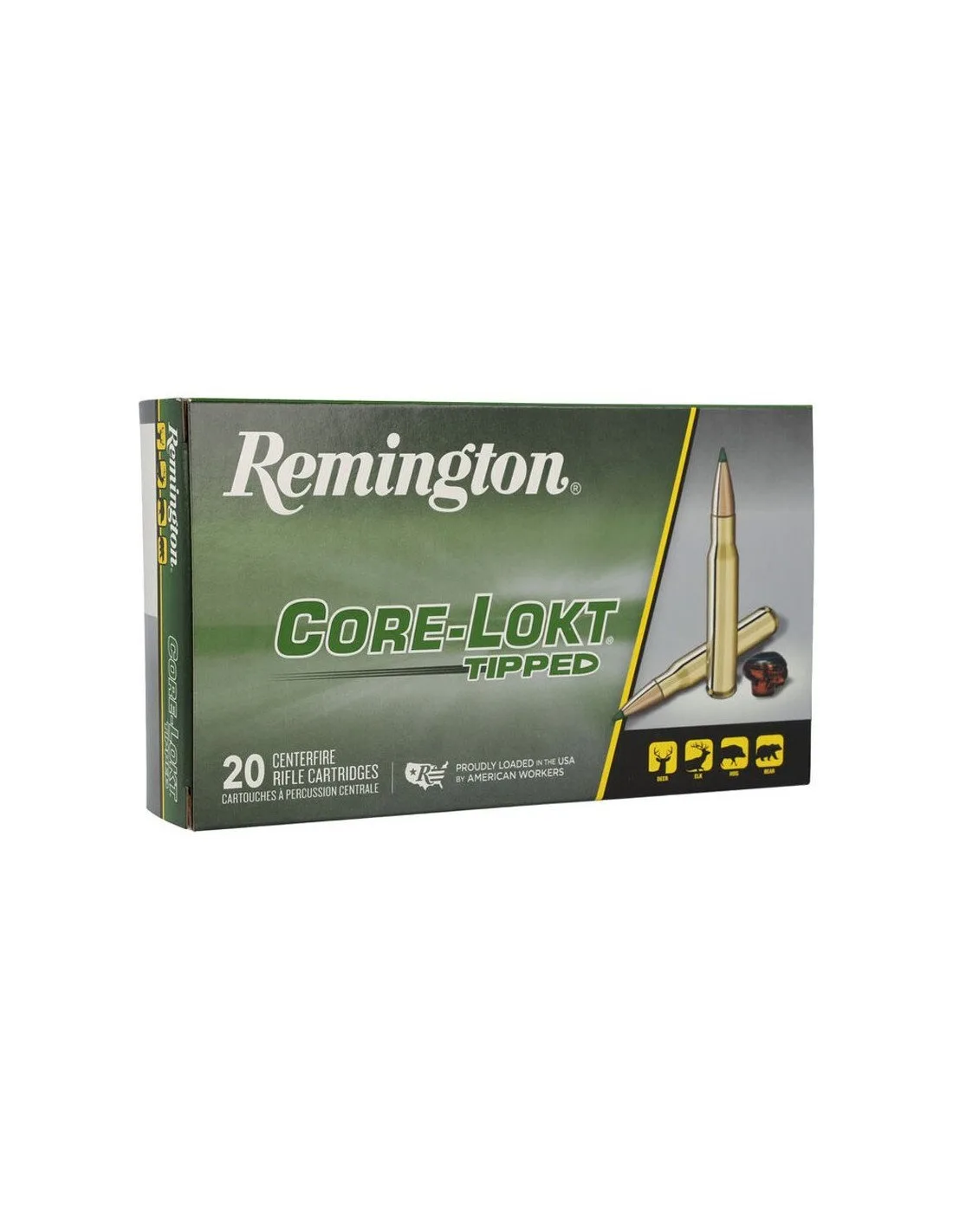 Remington Core Lokt Tipped Munitie Kal. 6,5 CREEDMOOR 129gr, afbeelding 1 van 3