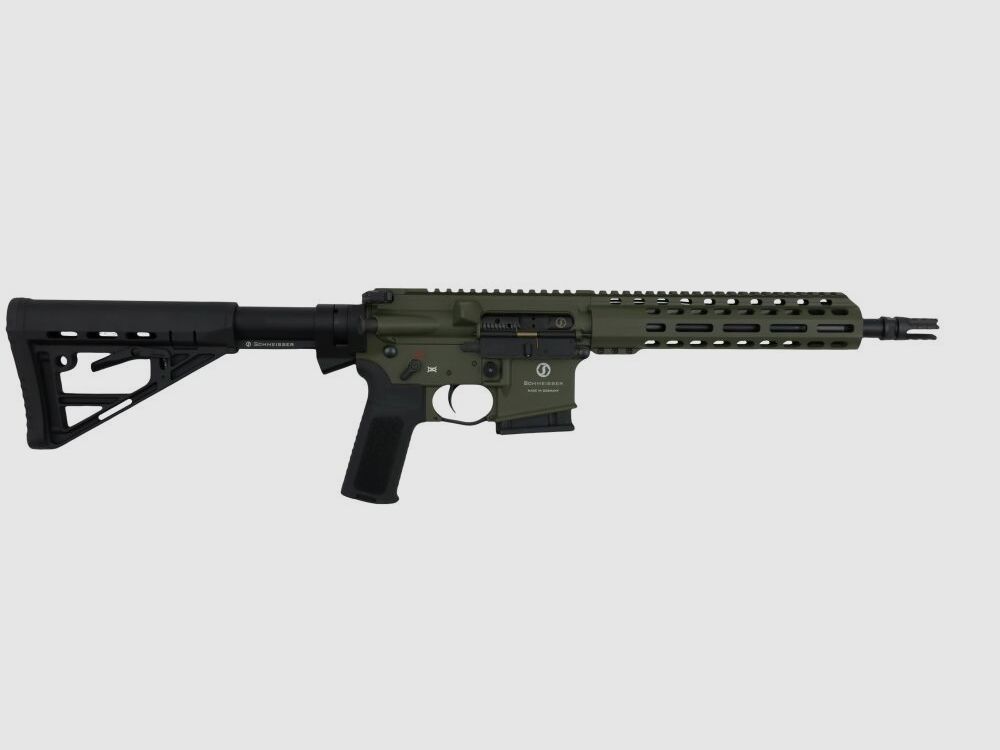 Schmeisser AR15 S4F 10.5″ OD Green