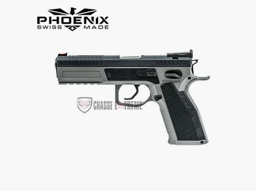 Pistola PHOENIX Drake Produzione Fibra Ottica Rossa Cal 9x19 Bi-Ton