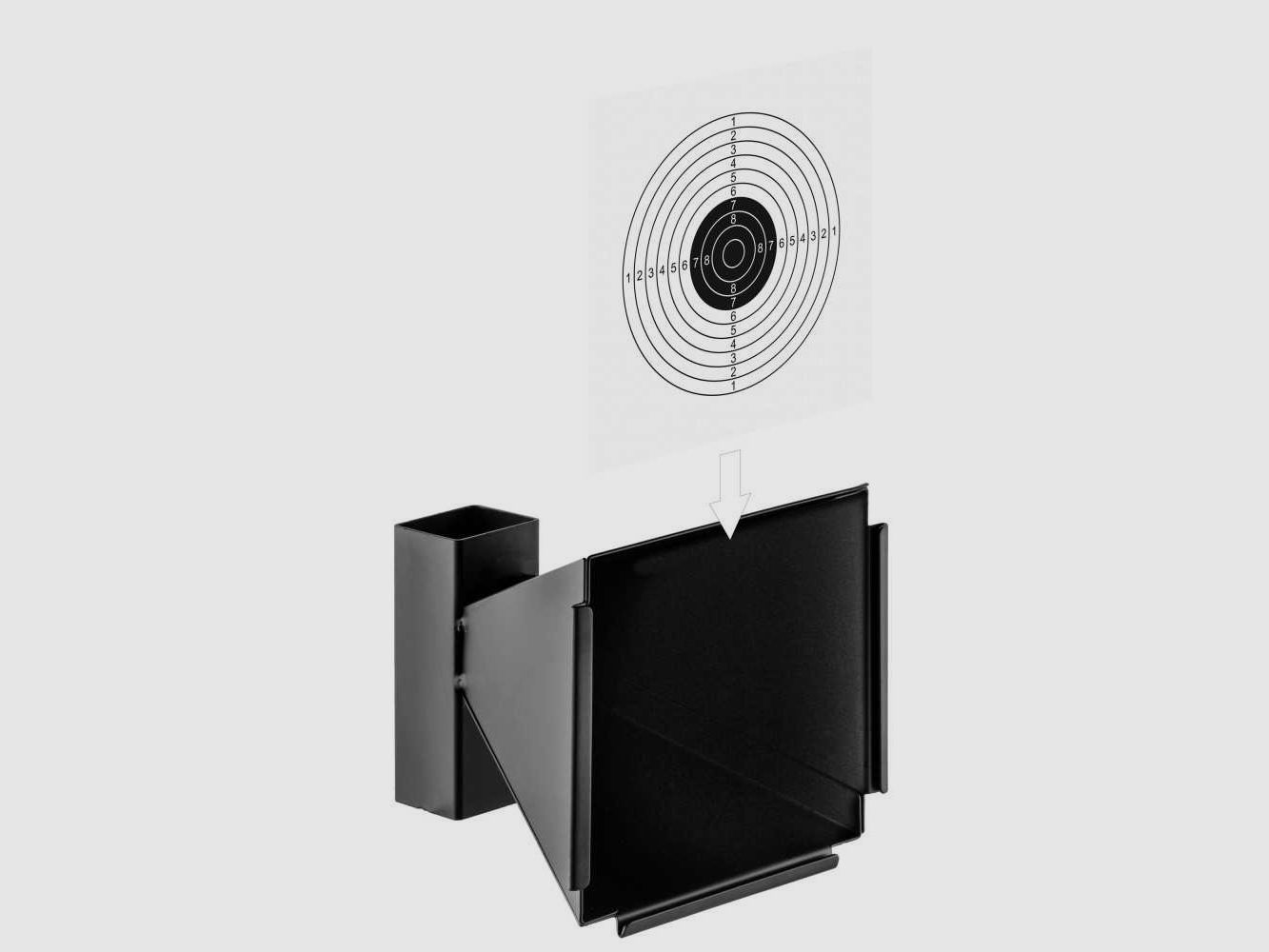 Bersaglio conico 14 x 14 cm BO in acciaio, immagine 4 di 5