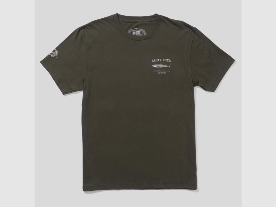 T-SHIRT SALTY CREW BRUCE PREMIUM DUSTY OLIVE, Bild 1 von 2