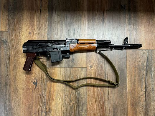 MGBs Sondermodell Izhmash Saiga MK 102 Retro - halbautom. Büchse .223Rem sportlich zugelassen! - mit Klappschaft! - zivile Version - System AKM AK47 AK74